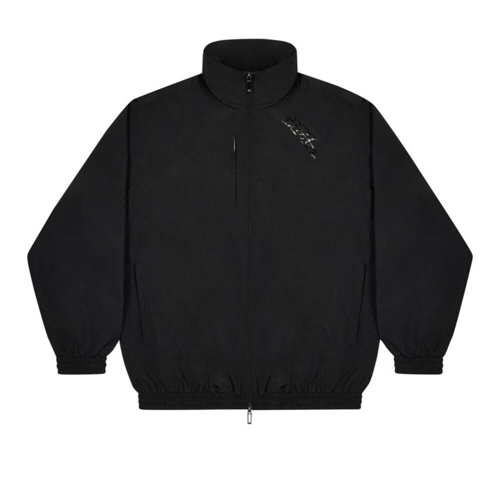 No Fear Mens Funnel Neck  Long-Sleeved Track Top / Black